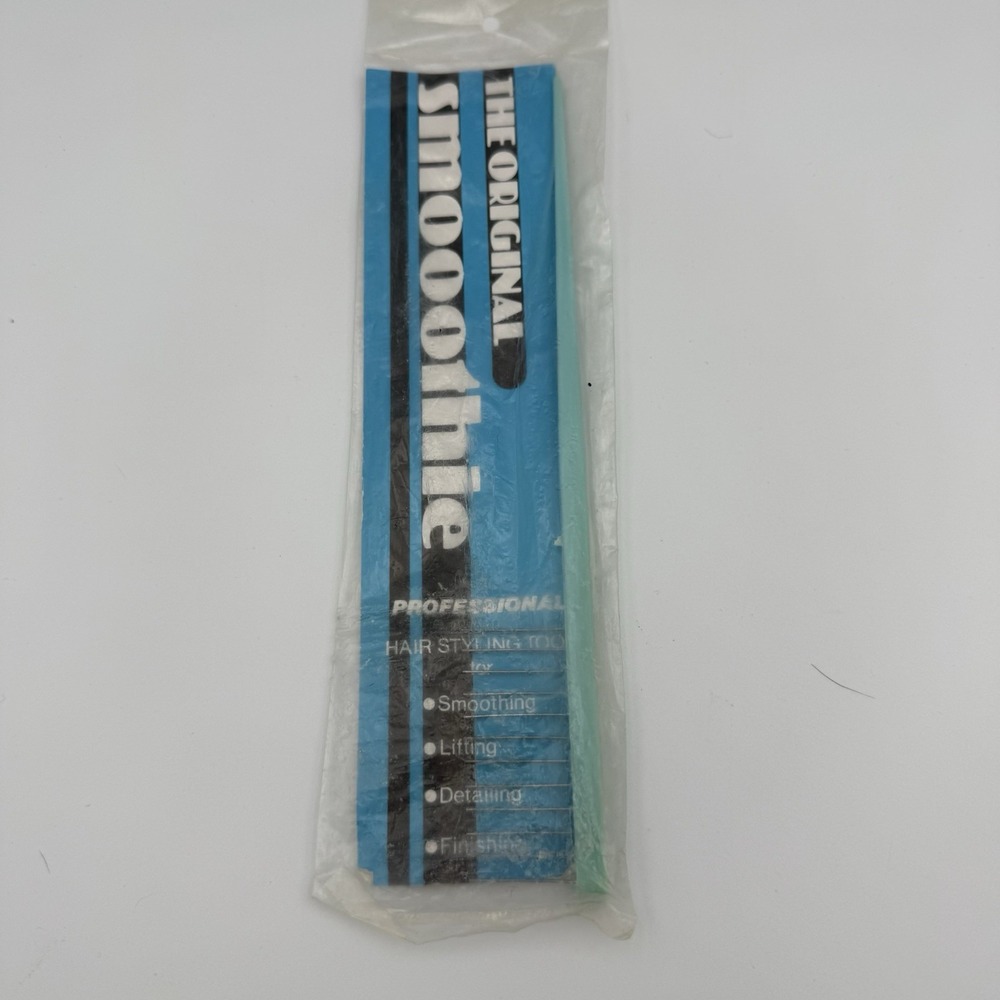 VINTAGE SMOOTHIE Comb Patented Professional Hair Styling‎ Tool Comb Blue